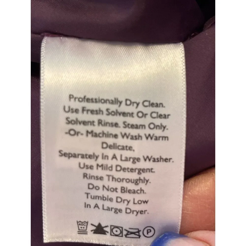 Eddie Bauer‎ Puffer Vest Jacket Down Women's XL Purple Premium Quality